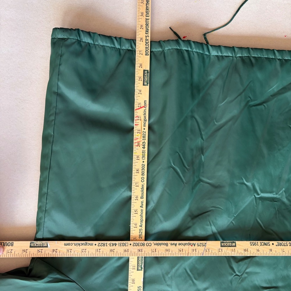 Vintage 80s Coach Jacket Green Sherpa Lined Nylon Workwear jacket - Picture 6 of 6